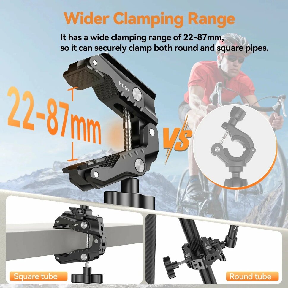Зажим Ulanzi HD02 Crab Clamp Зажим Ulanzi HD02 Crab Clamp