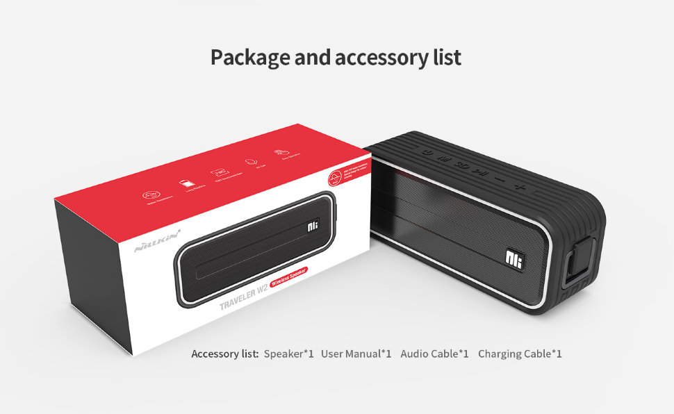 Портативная акустика Nillkin Traveler W2 Портативная акустика Nillkin Traveler W2