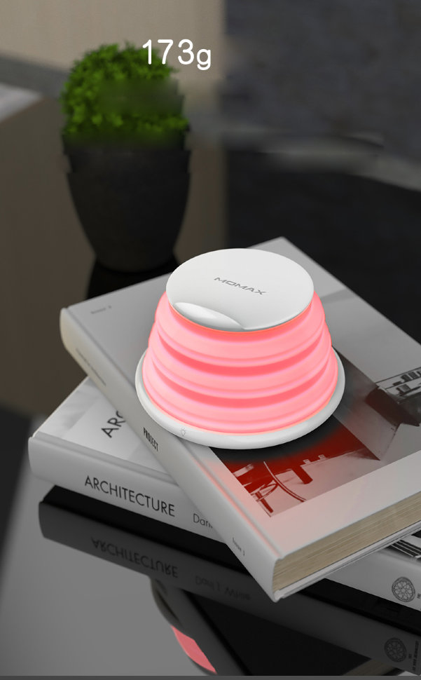 Беспроводная зарядка с лампой Momax Q.LED Rainbow Беспроводная зарядка с лампой Momax Q.LED Rainbow