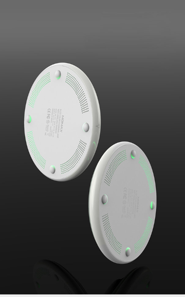 Беспроводная зарядка с лампой Momax Q.LED Rainbow Беспроводная зарядка с лампой Momax Q.LED Rainbow