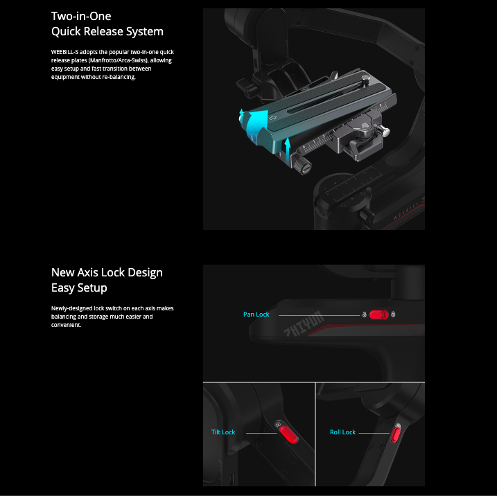 Cтабилизатор Zhiyun Weebill-S Cтабилизатор Zhiyun Weebill-S
