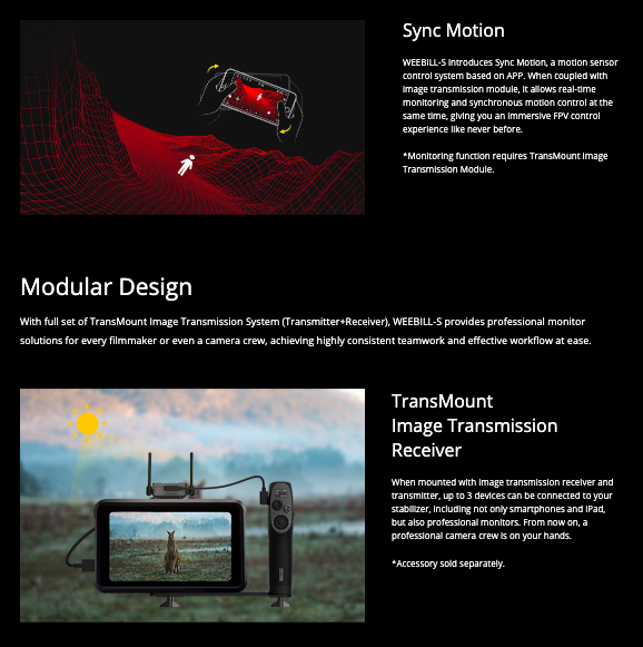 Cтабилизатор Zhiyun Weebill-S Cтабилизатор Zhiyun Weebill-S