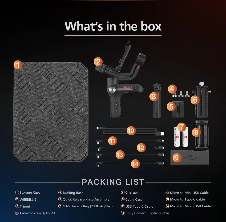 Cтабилизатор Zhiyun Weebill-S Cтабилизатор Zhiyun Weebill-S