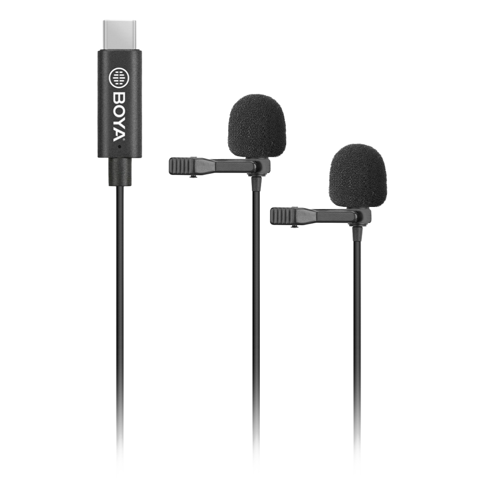 Микрофон петличный BOYA BY-M3D Type-C