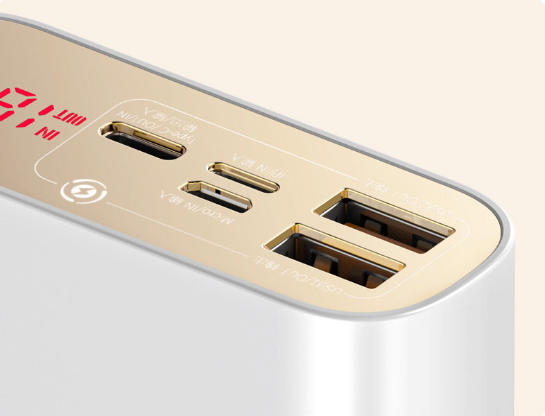 Внешний аккумулятор Baseus Starlight 20000мАч 22.5Вт Чёрный Внешний аккумулятор Baseus Starlight 20000мАч 22.5Вт Чёрный