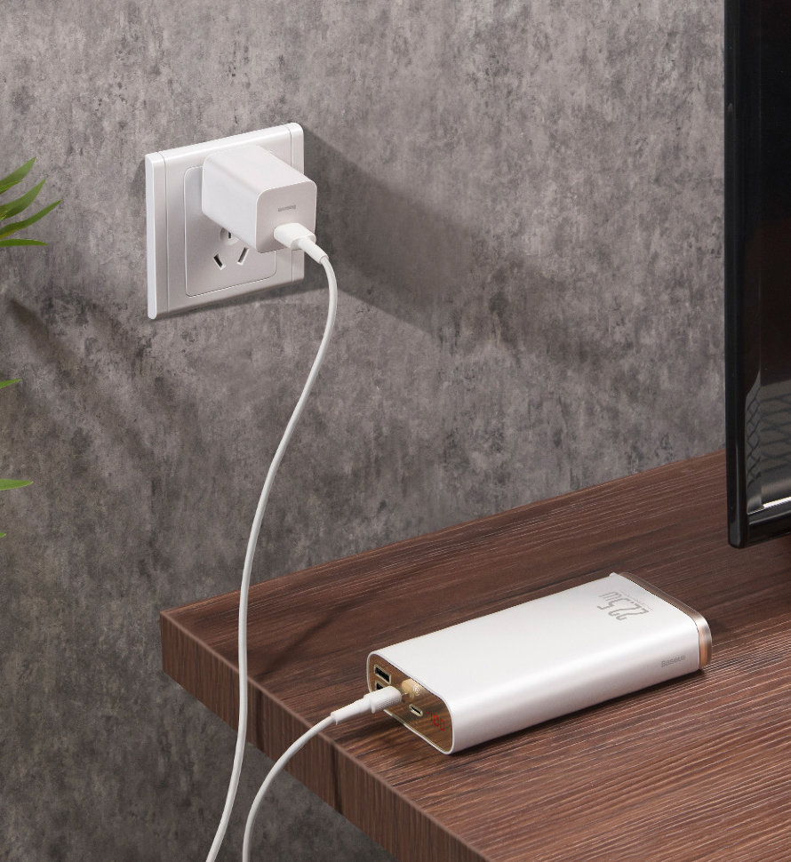 Внешний аккумулятор Baseus Starlight 20000мАч 22.5Вт Чёрный Внешний аккумулятор Baseus Starlight 20000мАч 22.5Вт Чёрный