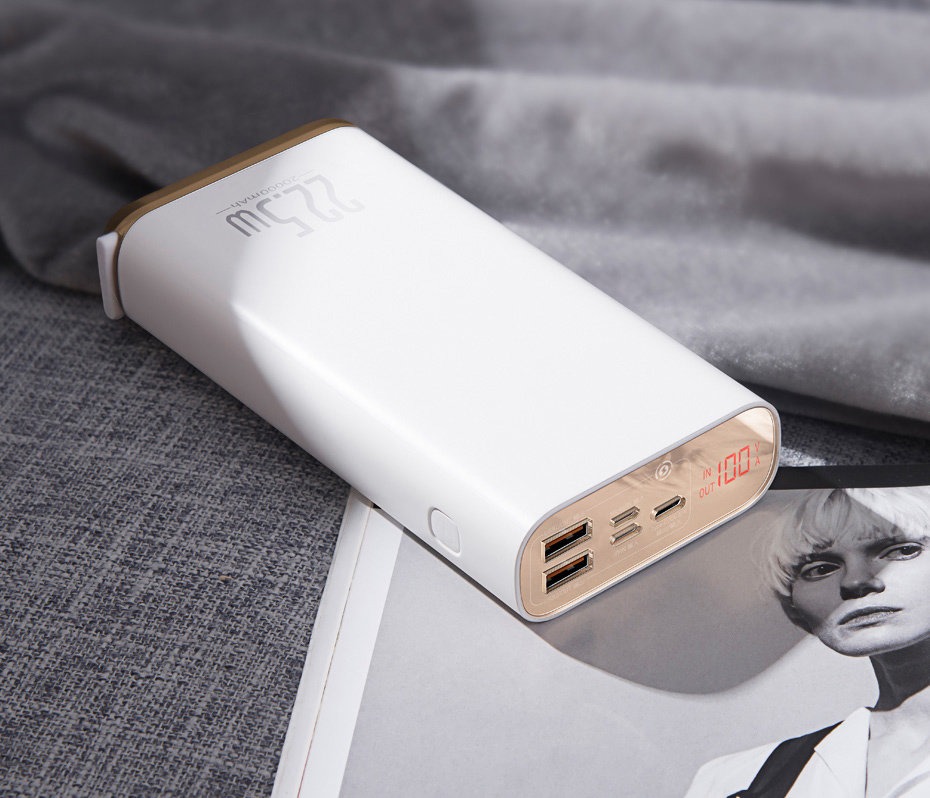 Внешний аккумулятор Baseus Starlight 20000мАч 22.5Вт Чёрный Внешний аккумулятор Baseus Starlight 20000мАч 22.5Вт Чёрный