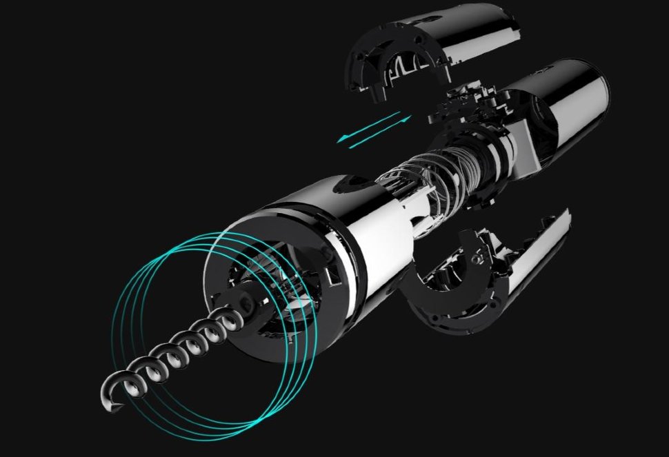 Штопор электрический HuoHou HU0027 Electric Wine Bottle Opener Черный Штопор электрический HuoHou HU0027 Electric Wine Bottle Opener Черный