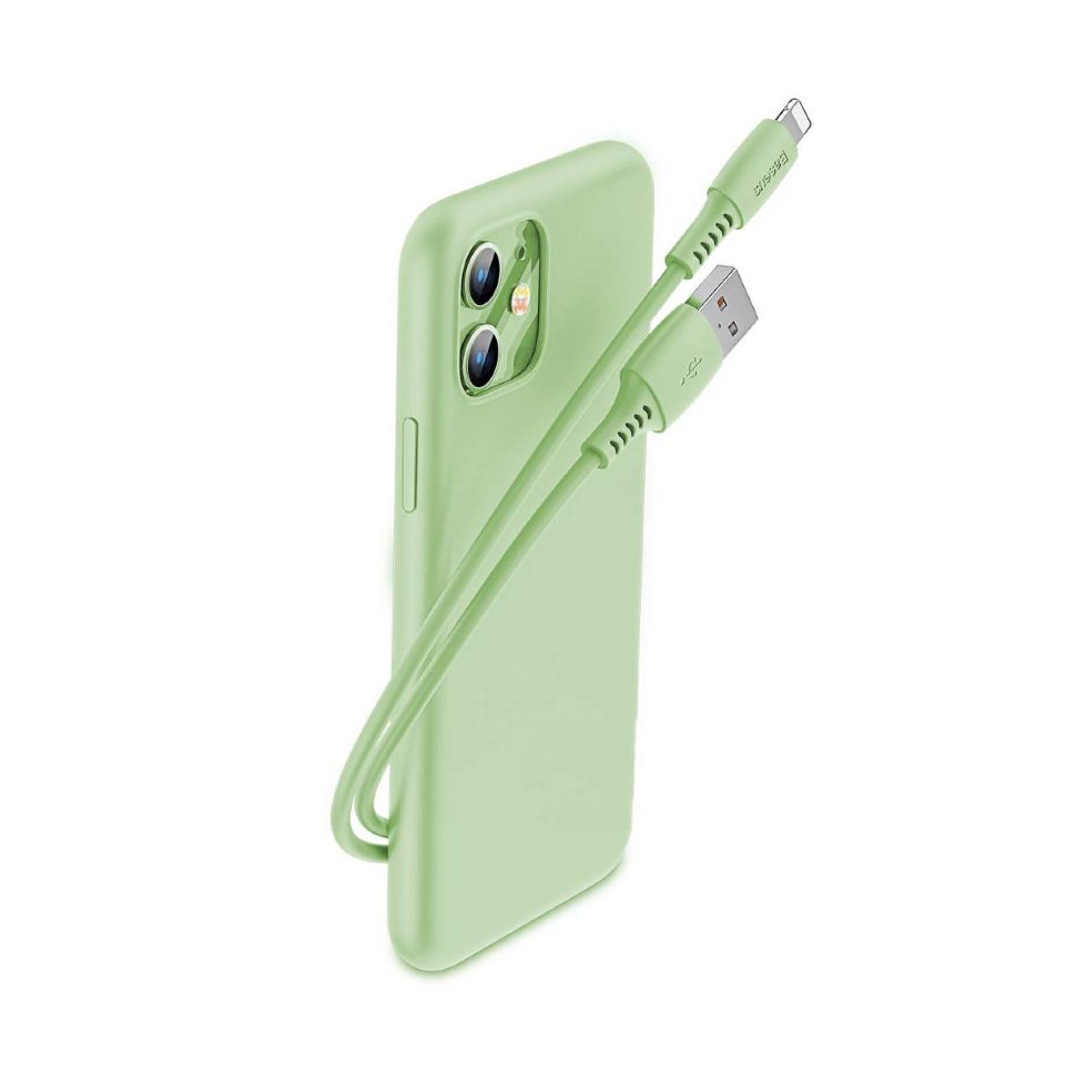Кабель Baseus Colourful Cable USB - Lightning 2.4A 1.2м Зелёный Кабель Baseus Colourful Cable USB - Lightning 2.4A 1.2м Зелёный