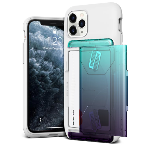 Чехол VRS Design Damda Glide Shield для iPhone 11 Pro Max White Green - Purple