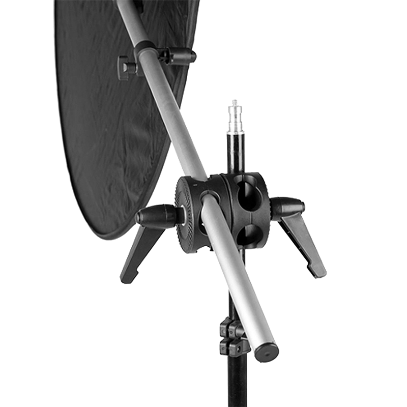 Держатель для отражателей двойной NiceFoto LS-09 (double) Держатель для отражателей двойной NiceFoto LS-09 (double)