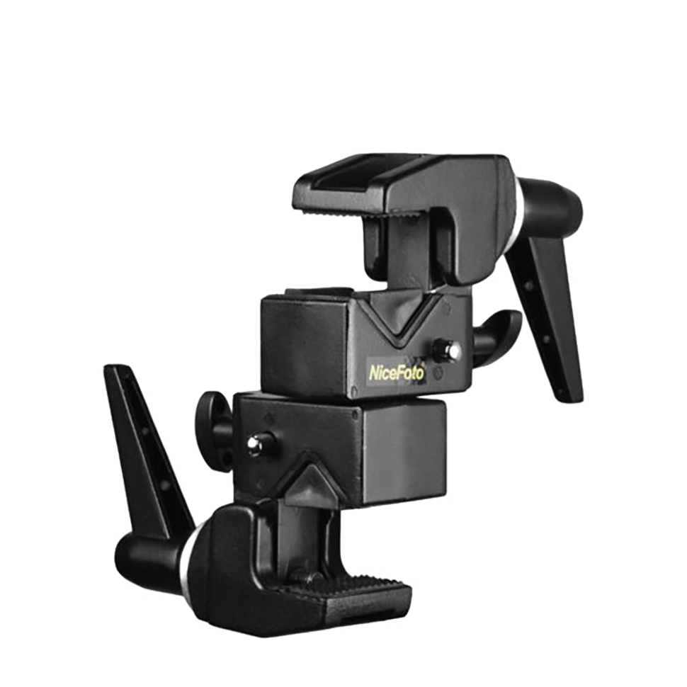 Зажим двойной NiceFoto Double super clamp B-07