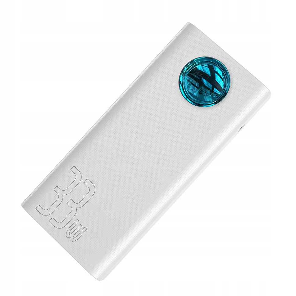 Внешний аккумулятор Baseus Ambilight 30000мАч 33Вт Белый Внешний аккумулятор Baseus Ambilight 30000мАч 33Вт Белый