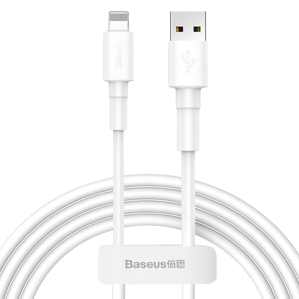 Кабель Baseus Mini Lightning 2.4A 1м Белый Кабель Baseus Mini Lightning 2.4A 1м Белый