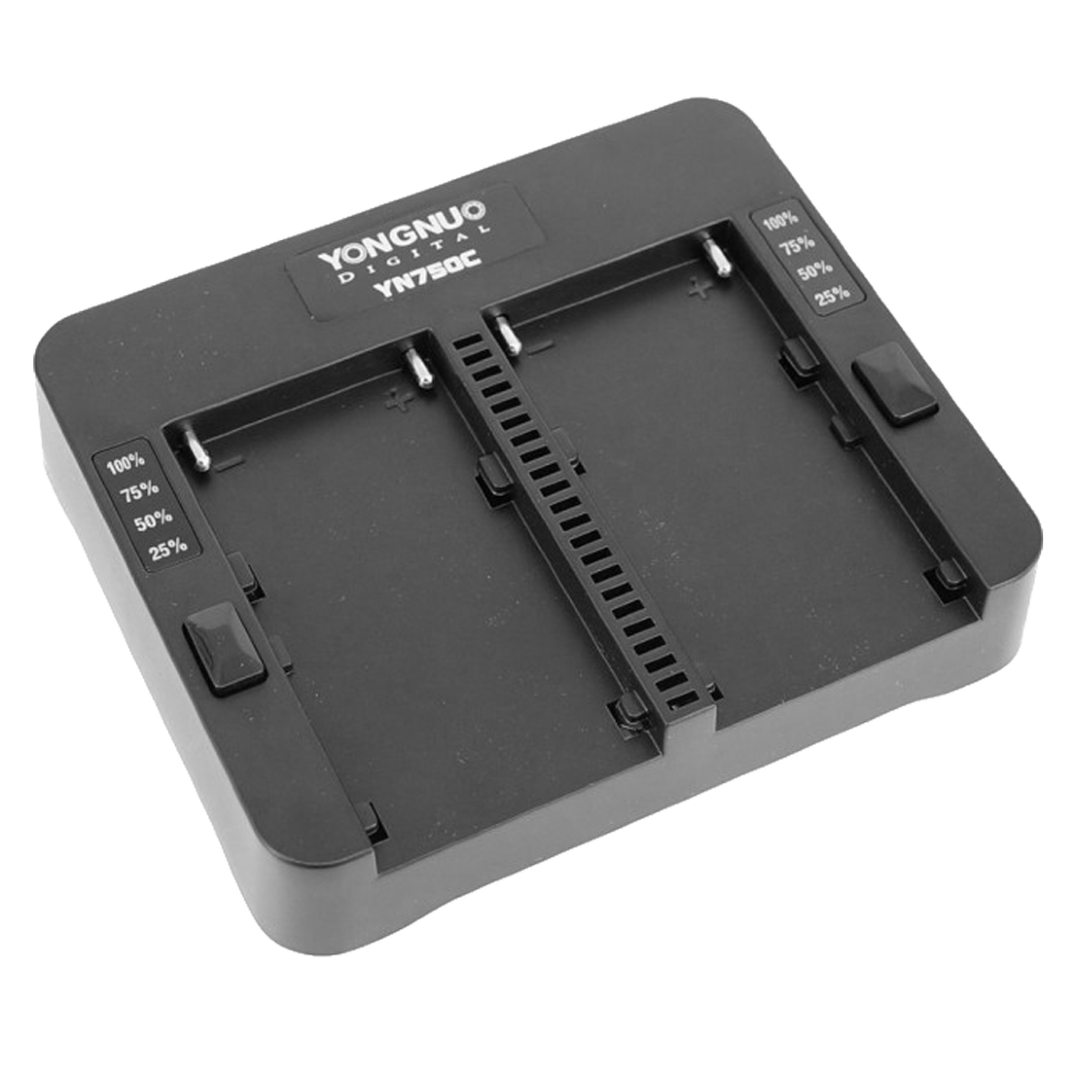 Зарядное устройство двойное Yongnuo YN750C для NP-F Зарядное устройство двойное Yongnuo YN750C для NP-F