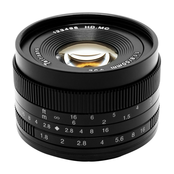 Объектив 7Artisans 50mm F1.8 E-mount Чёрный