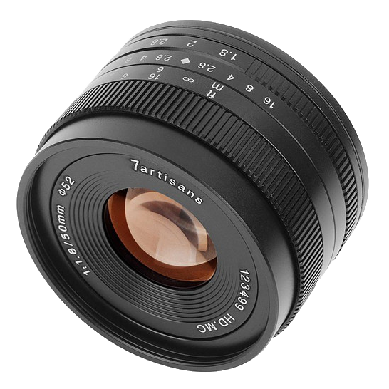 Объектив 7Artisans 50mm F1.8 E-mount Чёрный Объектив 7Artisans 50mm F1.8 E-mount Чёрный