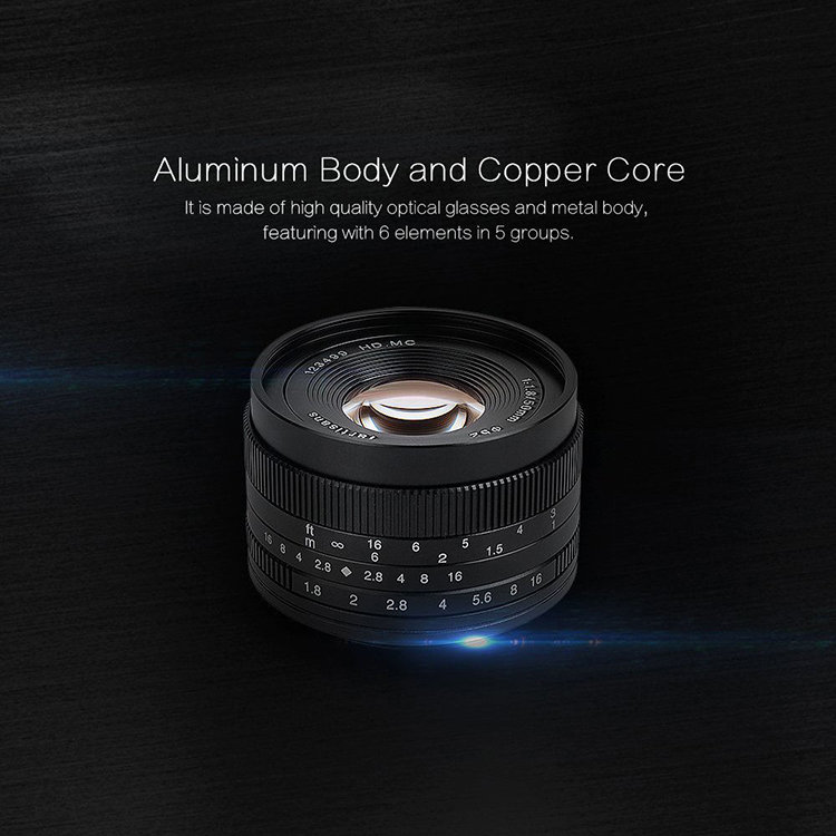 Объектив 7Artisans 50mm F1.8 E-mount Чёрный Объектив 7Artisans 50mm F1.8 E-mount Чёрный