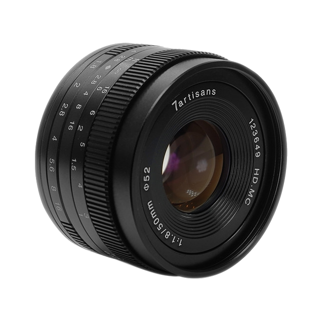 Объектив 7Artisans 50mm F1.8 X-mount Чёрный Объектив 7Artisans 50mm F1.8 X-mount Чёрный