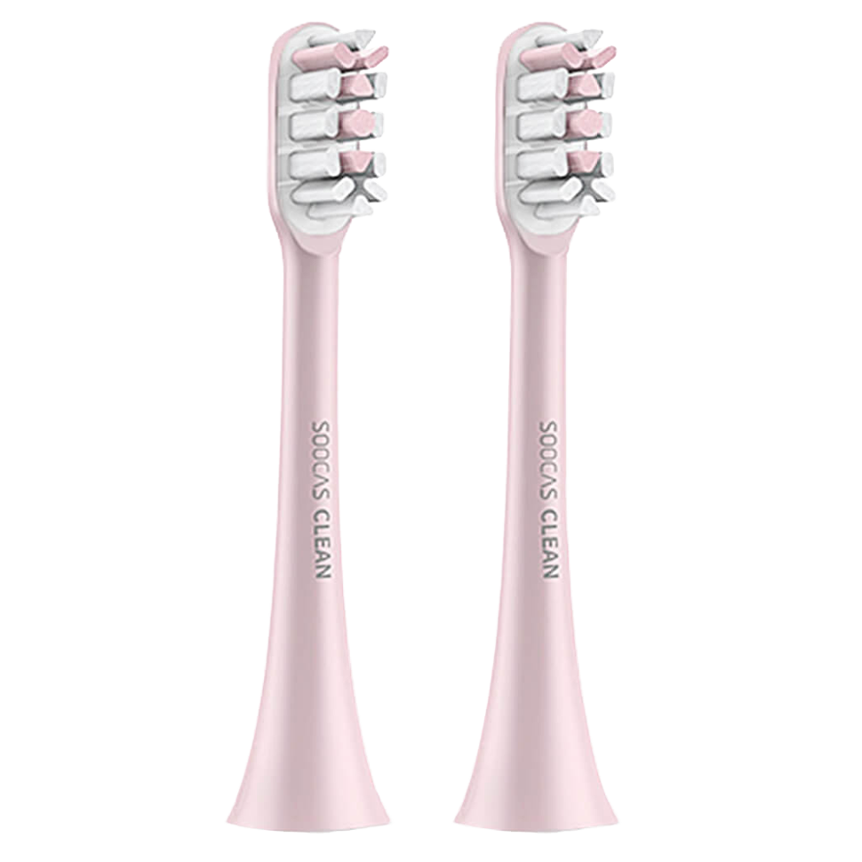 Сменные насадки для зубной щетки Soocas X3 (2шт) Розовые Сменные насадки для зубной щетки Soocas X3 (2шт) Розовые