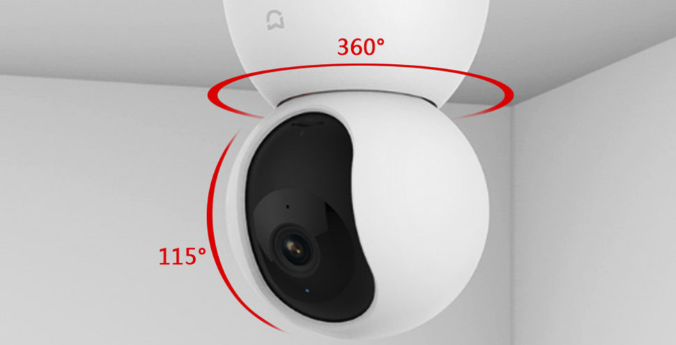 Камера Xiaomi Mijia 360° Home Camera PTZ Version 1080p Камера Xiaomi Mijia 360° Home Camera PTZ Version 1080p