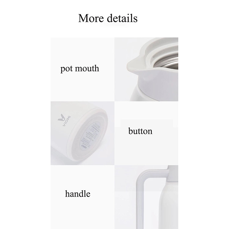 Термос Viomi Stainless Steel Vacuum 1500мл Белый Термос Viomi Stainless Steel Vacuum 1500мл Белый