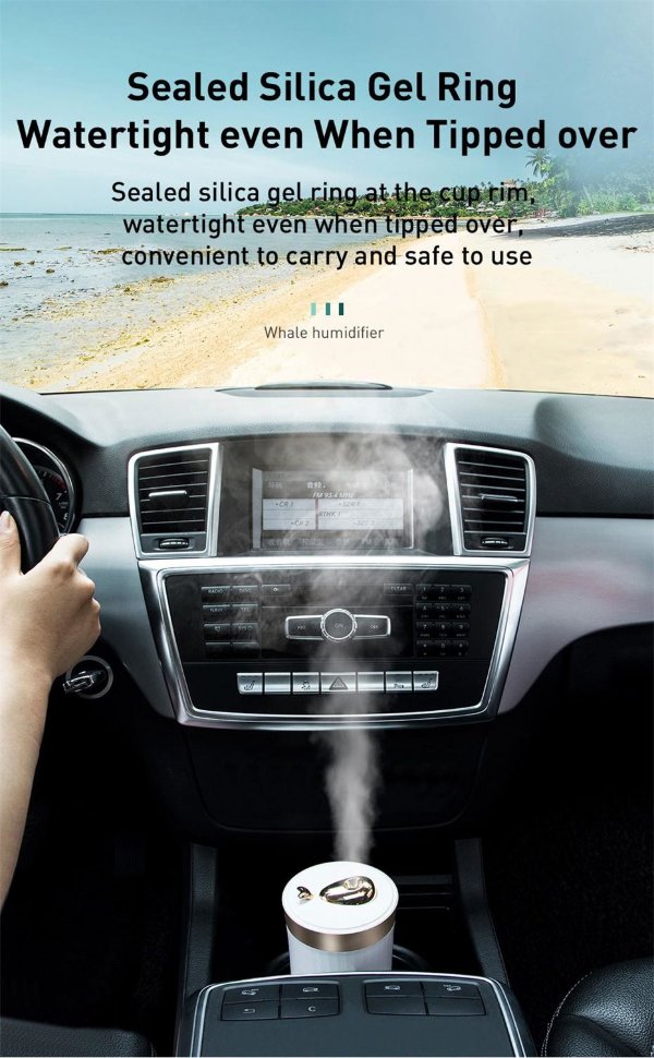 Увлажнитель Baseus Whale Car&Home Humidifier Розовый Увлажнитель Baseus Whale Car&Home Humidifier Розовый
