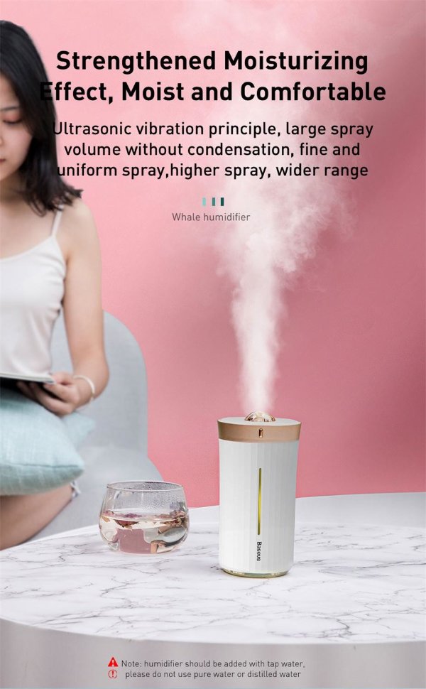 Увлажнитель Baseus Whale Car&Home Humidifier Зелёный Увлажнитель Baseus Whale Car&Home Humidifier Зелёный