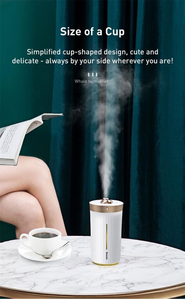 Увлажнитель Baseus Whale Car&Home Humidifier Зелёный Увлажнитель Baseus Whale Car&Home Humidifier Зелёный
