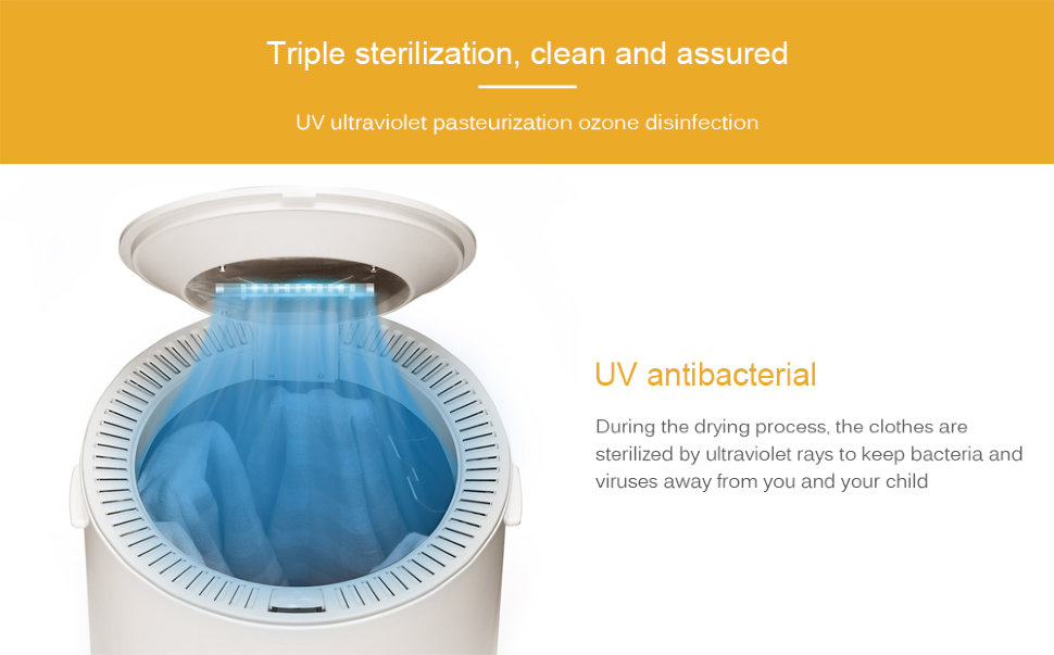 Умная дезинфицирующая сушилка для одежды Xiaomi Clothes Disinfection Dryer 35L Белая Умная дезинфицирующая сушилка для одежды Xiaomi Clothes Disinfection Dryer 35L Белая