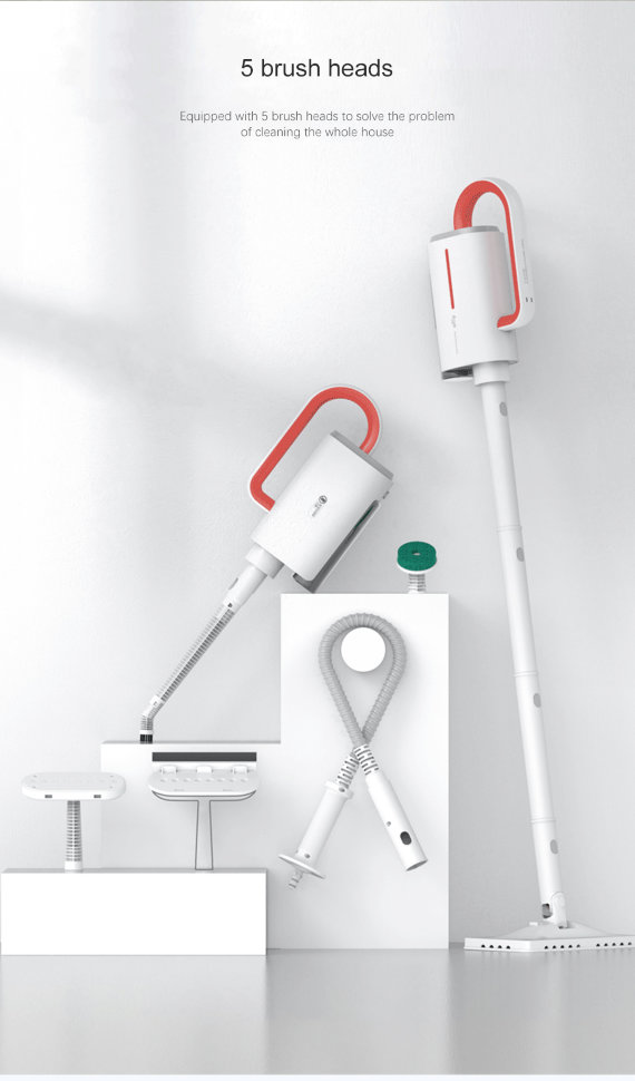 Паровая швабра Deerma Steam Cleaner ZQ610 EU Паровая швабра Deerma Steam Cleaner ZQ610 EU