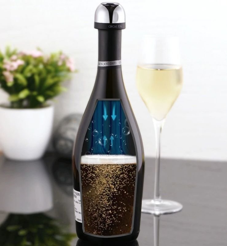 Вакуумная пробка для шампанcкого Circle Joy Вакуумная пробка для шампанcкого Circle Joy