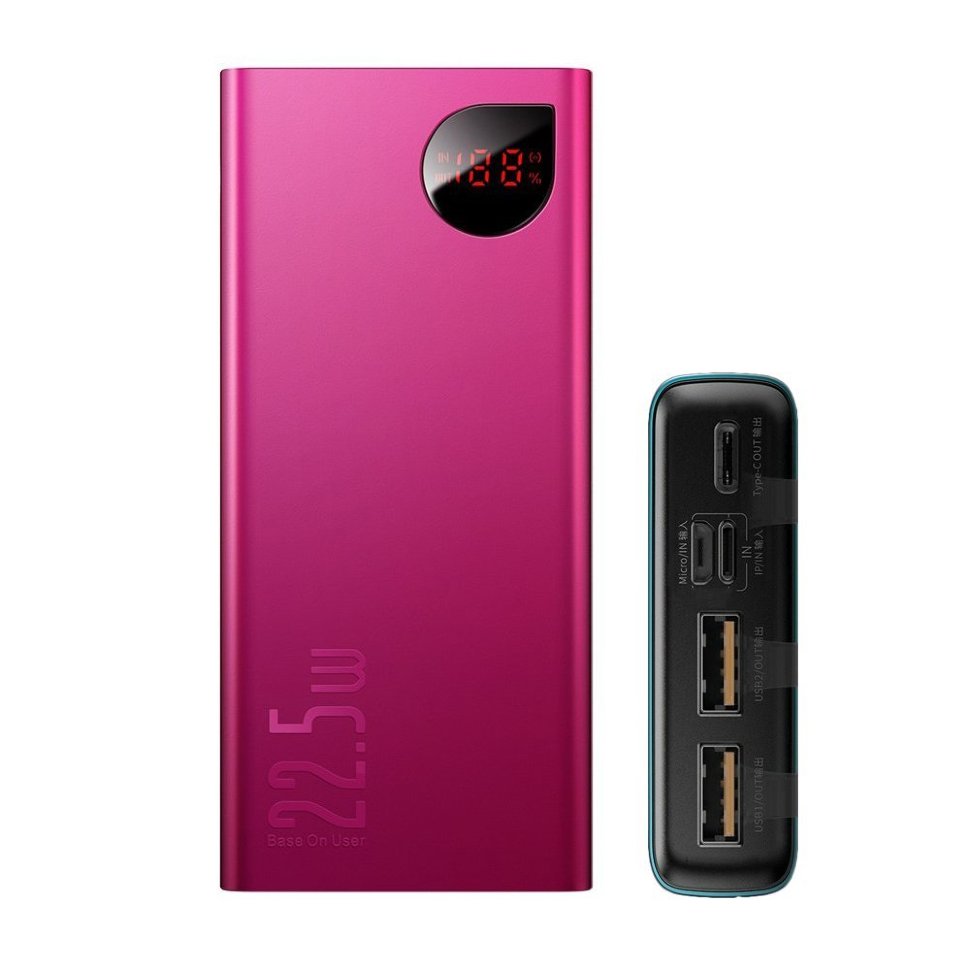 Внешний аккумулятор Baseus Adaman 20000мАч Фиолетовый Внешний аккумулятор Baseus Adaman 20000мАч Фиолетовый