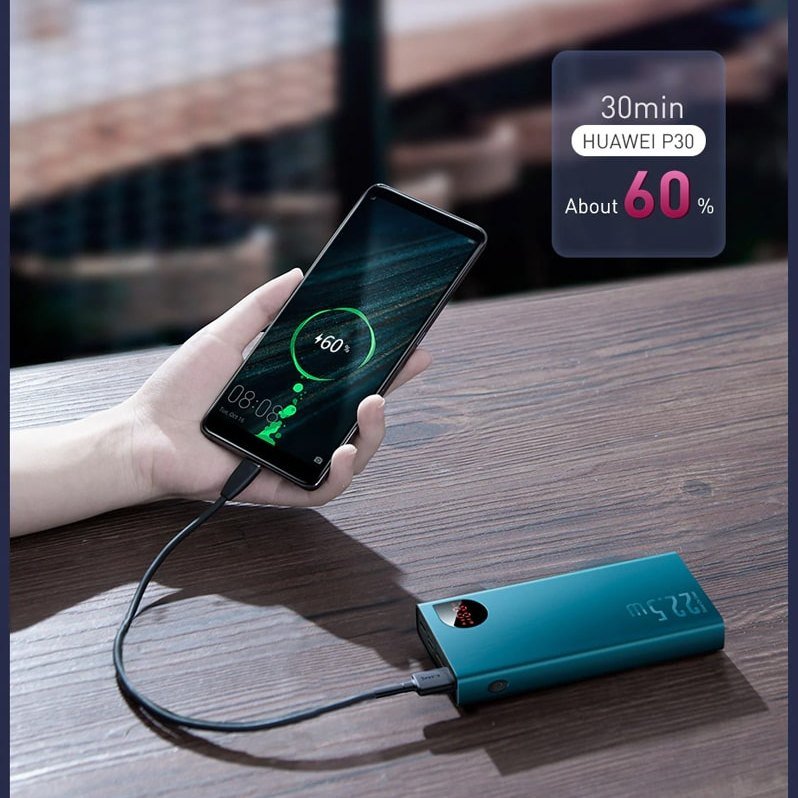 Внешний аккумулятор Baseus Adaman 20000мАч Фиолетовый Внешний аккумулятор Baseus Adaman 20000мАч Фиолетовый