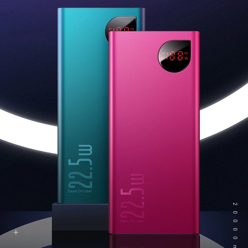 Внешний аккумулятор Baseus Adaman 20000мАч Фиолетовый Внешний аккумулятор Baseus Adaman 20000мАч Фиолетовый