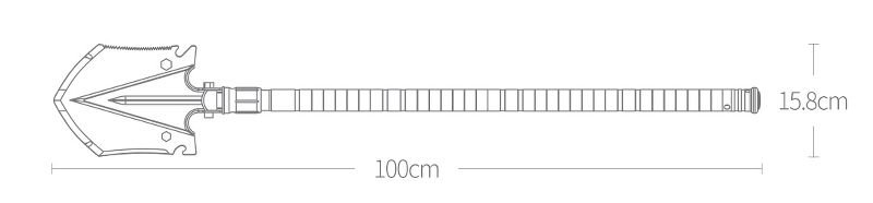 Лопата мультифункциональная Nextool Shovel Лопата мультифункциональная Nextool Shovel