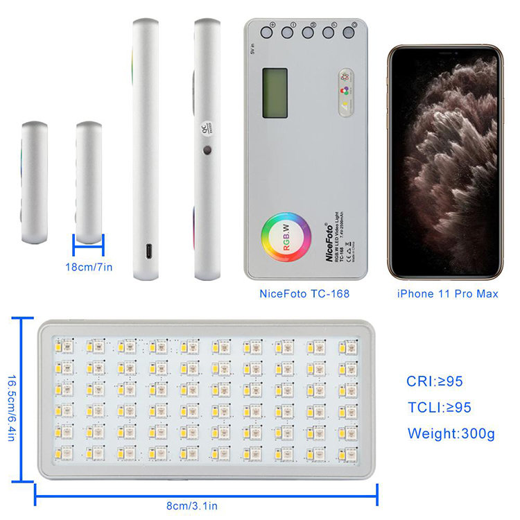 Осветитель NiceFoto TC-168 RGB Осветитель NiceFoto TC-168 RGB