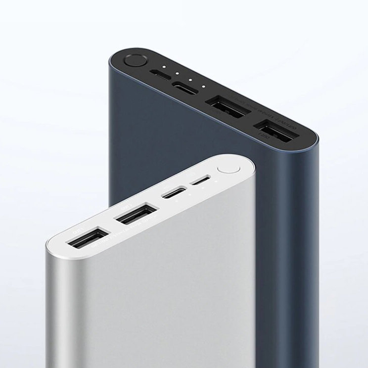 Внешний аккумулятор Xiaomi Mi Power Bank 3 10000mAh 18W Fast Charge Серебро Внешний аккумулятор Xiaomi Mi Power Bank 3 10000mAh 18W Fast Charge Серебро