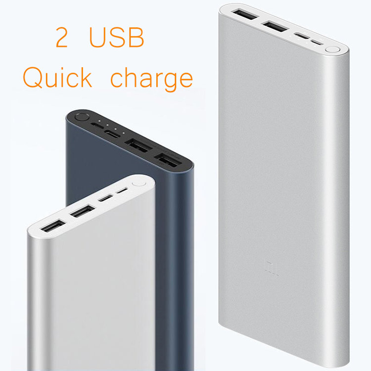 Внешний аккумулятор Xiaomi Mi Power Bank 3 10000mAh 18W Fast Charge Серебро Внешний аккумулятор Xiaomi Mi Power Bank 3 10000mAh 18W Fast Charge Серебро