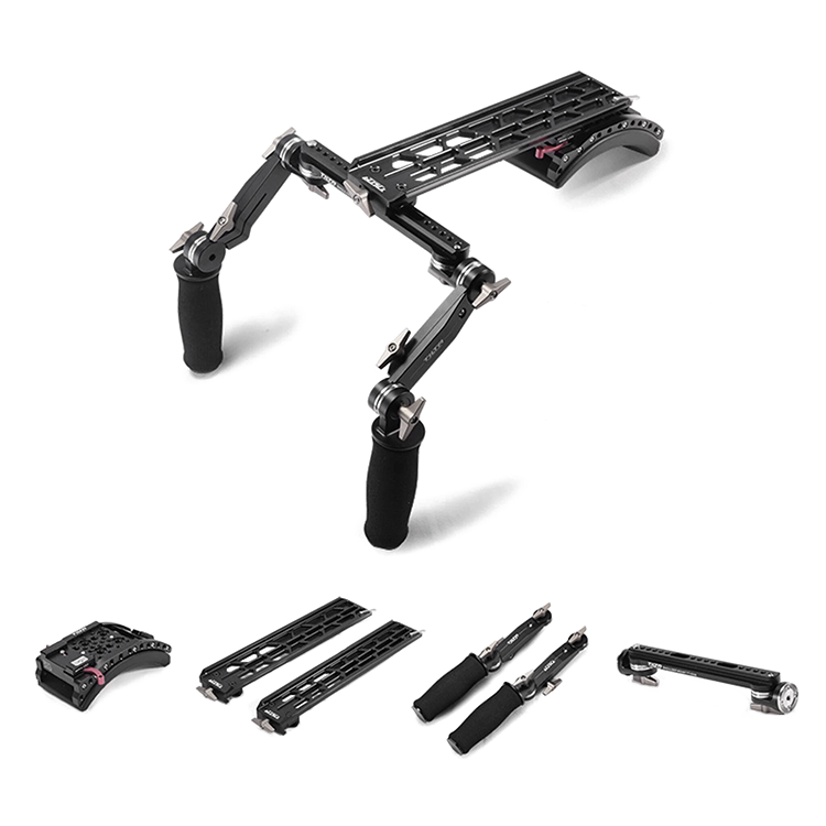 Плечевой упор с двуручным хватом Tilta 15mm dovetail shoulder mount system (new version) Плечевой упор с двуручным хватом Tilta 15mm dovetail shoulder mount system (new version)