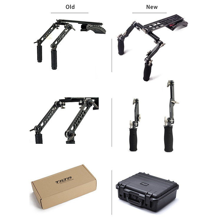 Плечевой упор с двуручным хватом Tilta 15mm dovetail shoulder mount system (new version) Плечевой упор с двуручным хватом Tilta 15mm dovetail shoulder mount system (new version)