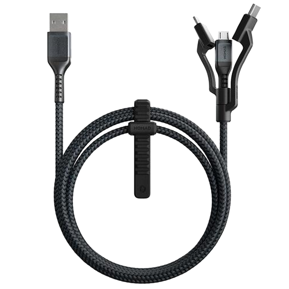 Кабель Nomad Universal Kevlar Lightning/Type-C/Micro-USB 1.5м Кабель Nomad Universal Kevlar Lightning/Type-C/Micro-USB 1.5м