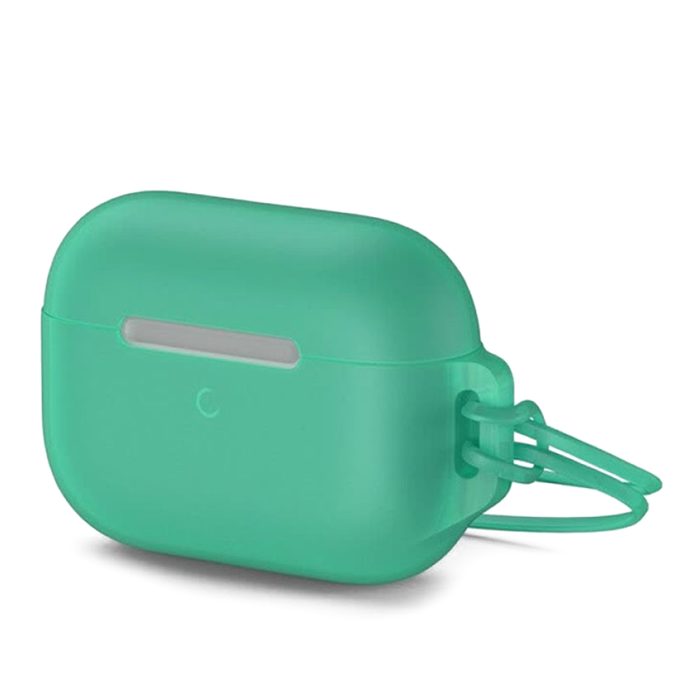 Чехол Baseus Let's Go Jelly Lanyard для AirPods Pro Зелёный (с зелёным ремешком) Чехол Baseus Let's Go Jelly Lanyard для AirPods Pro Зелёный (с зелёным ремешком)