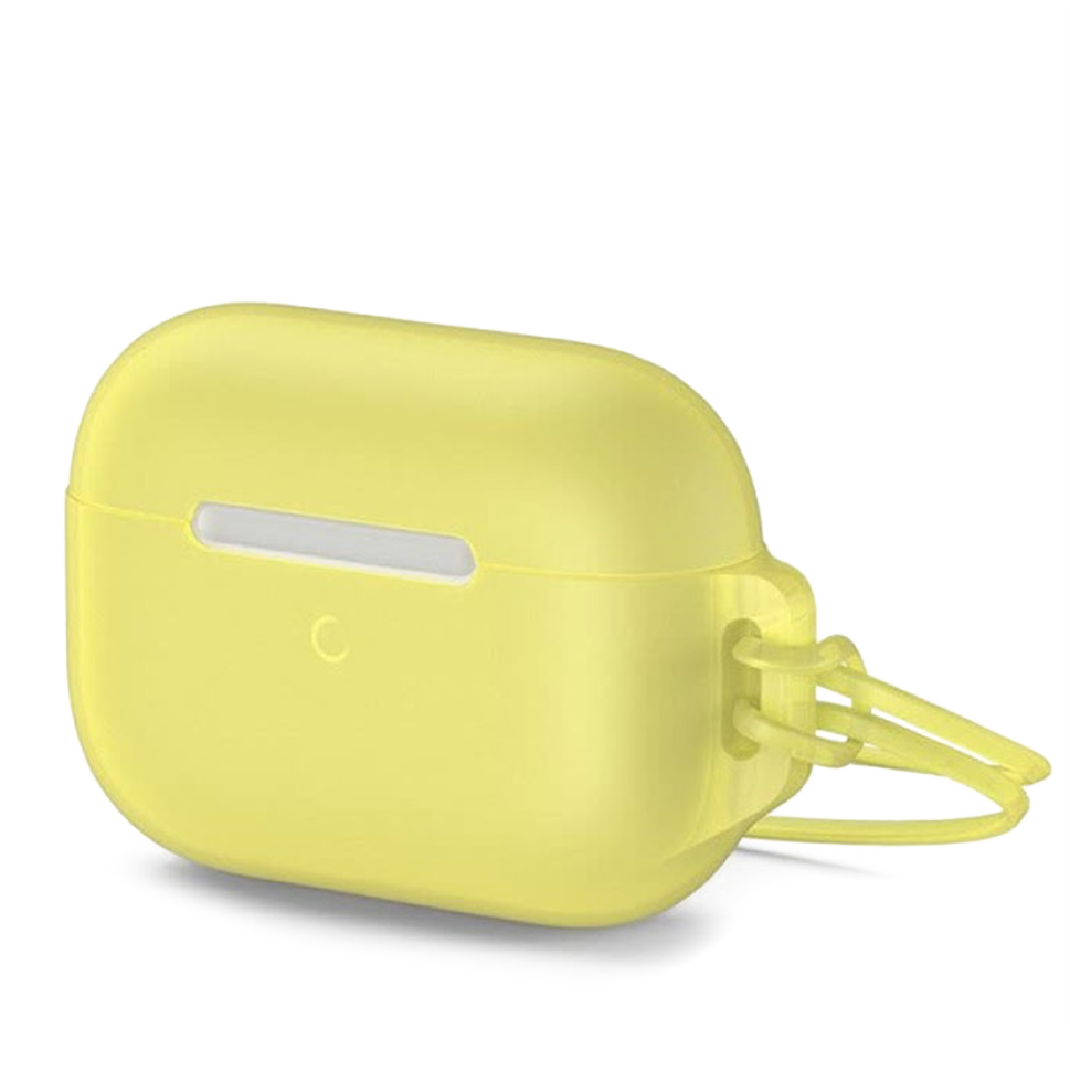 Чехол Baseus Let's Go Jelly Lanyard для AirPods Pro Жёлтый (с жёлтым ремешком) Чехол Baseus Let's Go Jelly Lanyard для AirPods Pro Жёлтый (с жёлтым ремешком)