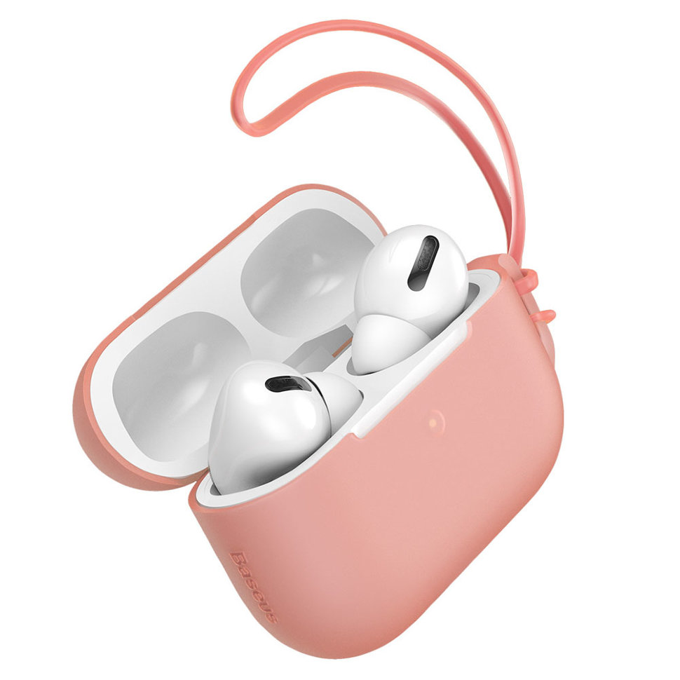 Чехол Baseus Let's Go Jelly Lanyard для AirPods Pro Зелёный (с зелёным ремешком) Чехол Baseus Let's Go Jelly Lanyard для AirPods Pro Зелёный (с зелёным ремешком)