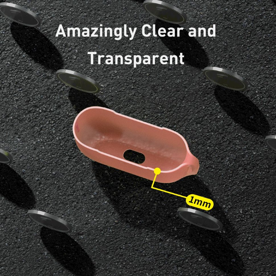 Чехол Baseus Let's Go Jelly Lanyard для AirPods Pro Зелёный (с зелёным ремешком) Чехол Baseus Let's Go Jelly Lanyard для AirPods Pro Зелёный (с зелёным ремешком)