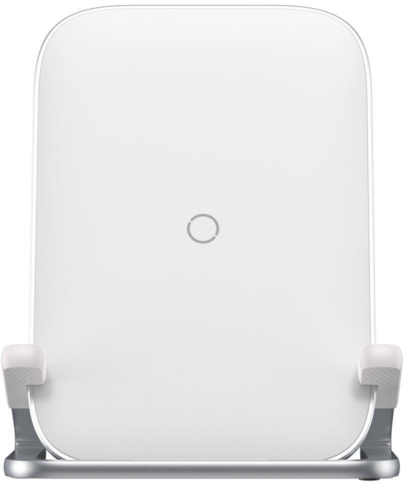 Беспроводная зарядка Baseus Rib Horizontal and Vertical Holder 15W Белая Беспроводная зарядка Baseus Rib Horizontal and Vertical Holder 15W Белая