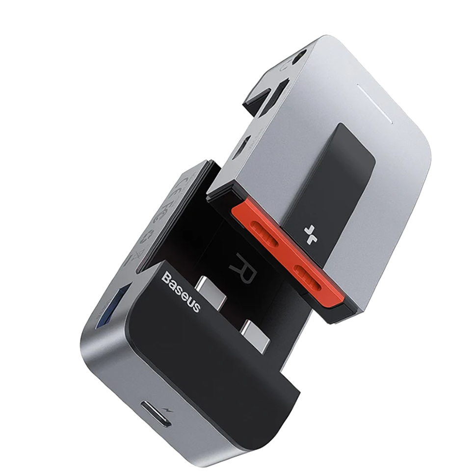 Хаб - подставка Baseus Armor Age Type-C Серый