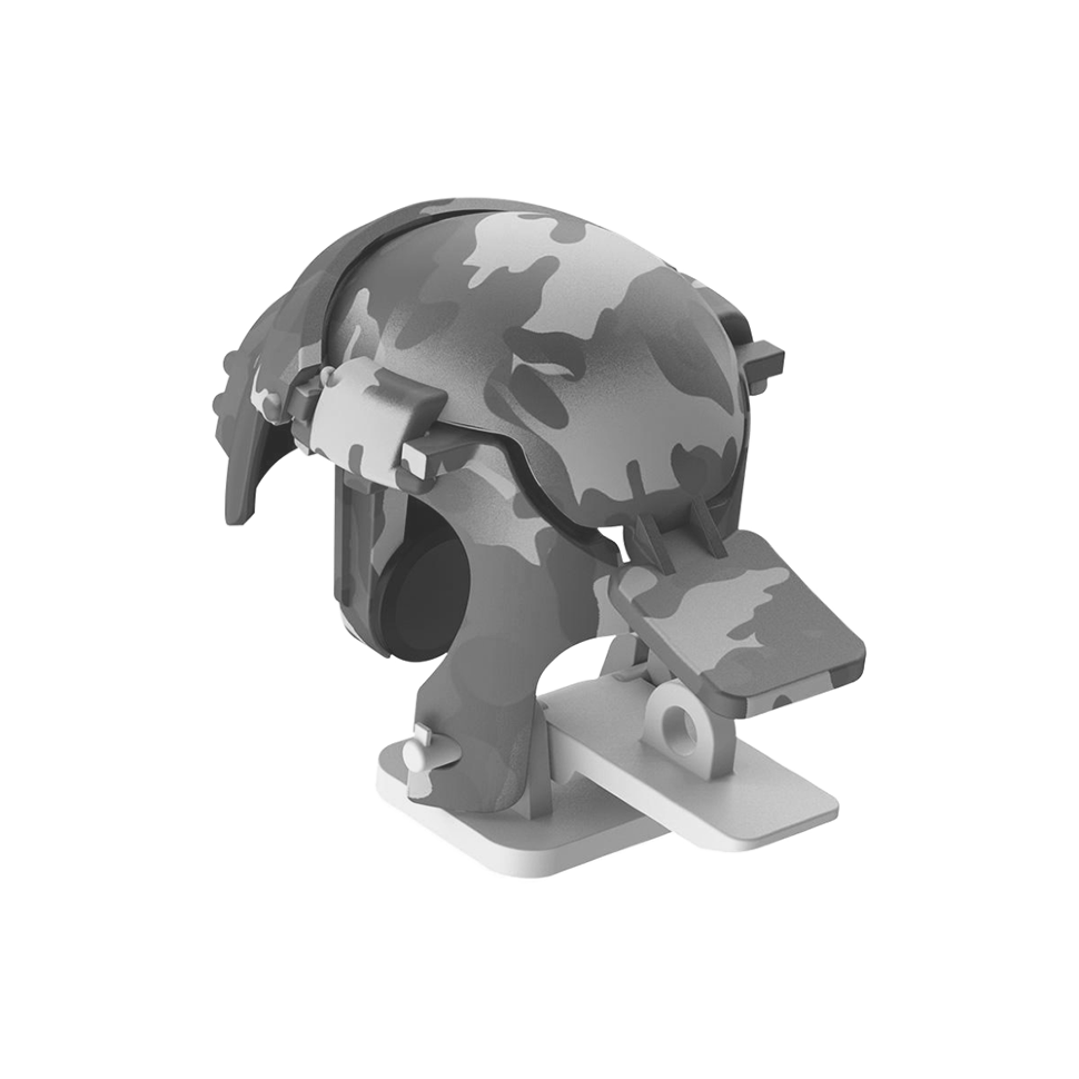 Контроллер Baseus Level 3 Helmet PUBG Gadget GA03 Белый камуфляж Контроллер Baseus Level 3 Helmet PUBG Gadget GA03 Белый камуфляж