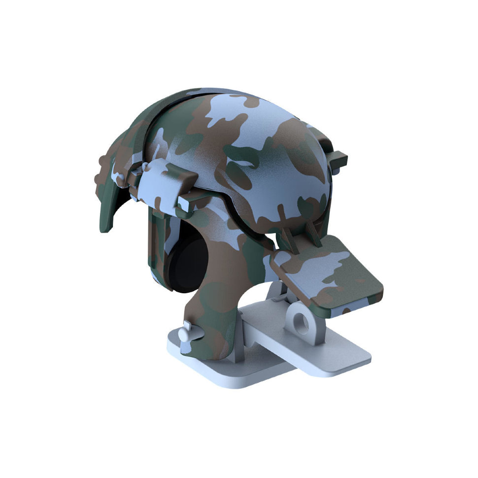 Контроллер Baseus Level 3 Helmet PUBG Gadget GA03 Синий камуфляж Контроллер Baseus Level 3 Helmet PUBG Gadget GA03 Синий камуфляж